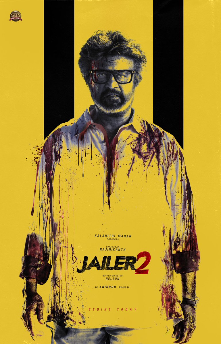 Sun Pictures (@sunpictures) on Twitter photo Muthuvel Pandian's hunt begins!💥 #Jailer2 shoot starts today🌟
<a href="/rajinikanth/">Rajinikanth</a> <a href="/Nelsondilpkumar/">Nelson Dilipkumar</a> <a href="/anirudhofficial/">Anirudh Ravichander</a> Muthuvel Pandian's hunt begins!💥 #Jailer2 shoot starts today🌟
<a href="/rajinikanth/">Rajinikanth</a> <a href="/Nelsondilpkumar/">Nelson Dilipkumar</a> <a href="/anirudhofficial/">Anirudh Ravichander</a>
