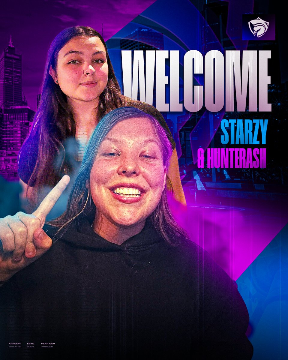 Armour’s first female content creators!

Introducing <a href="/StarzyAU/">Starzy</a> &amp; <a href="/HunterAshFN/">ARMR HunterAsh</a>