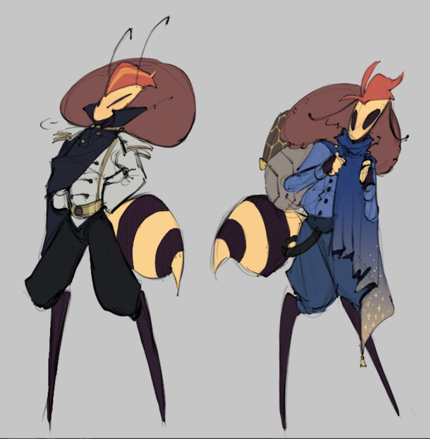 I like to put clothes on my doll(? 🐝✨️💛

 #hollowknightfanart #hollowknightFc #DigitalArtWork #versions #hollowart #artwork