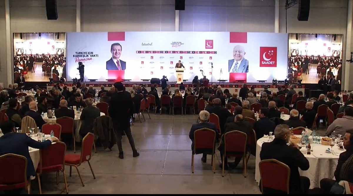 zsuleridvanoglu's tweet photo. Geleneksel İstanbul İftarımızı gerçekleştirdik.
Genel başkanımız Mahmut Arıkan’a ve
İl başkanımız Tuğrul Yalçınkaya’ya,
Kadın Kollarımıza, tüm teşkilat mensuplarımıza,  ve misafirlerimize teşekkür ediyoruz.

@SaadetIstanbul 
@saadetkadin34 
@spkadingenc34 https://t.co/lWhcPTC2P2