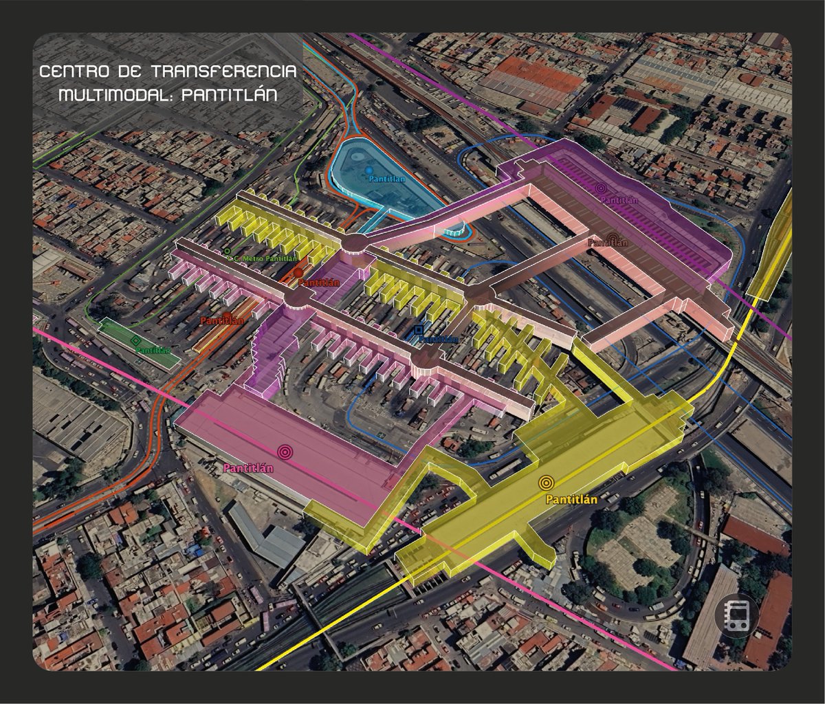 Centro de Transferencia Multimodal (CETRAM)
Pantitlán 🏳️🏳️
.
🚇🔴 Metro Línea 1: Pantitlán - Observatorio
🚇🟡 Metro Línea 5: Pantitlán - Politécnico
🚇🟤 Metro Línea 9: Pantitlán - Tacubaya
🚇🟣 Metro Línea A: Pantitlán - La Paz
🚌🟠 Metrobus Línea 4: Alameda Oriente - Hidalgo