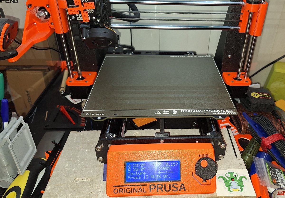 I've had my <a href="/Prusa3D/">Prusa3D</a> MK3S(+) for almost 5 years. Not the fastest or fanciest but definitely a workhorse!