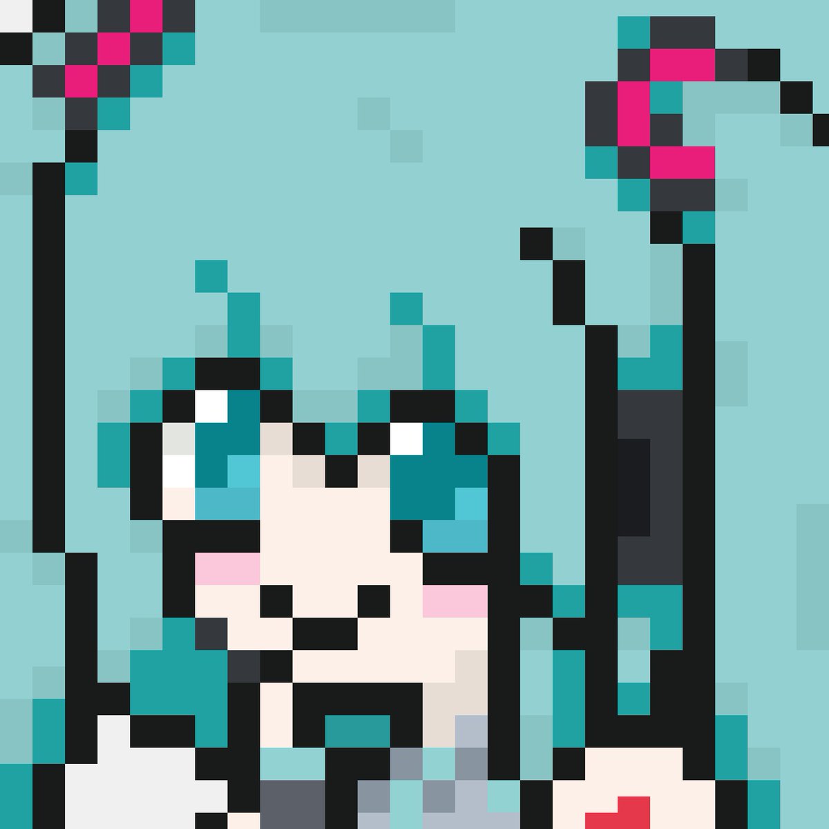 Yokkishai's tweet image. My Miku NGO Icons 💙 #MikuDay
