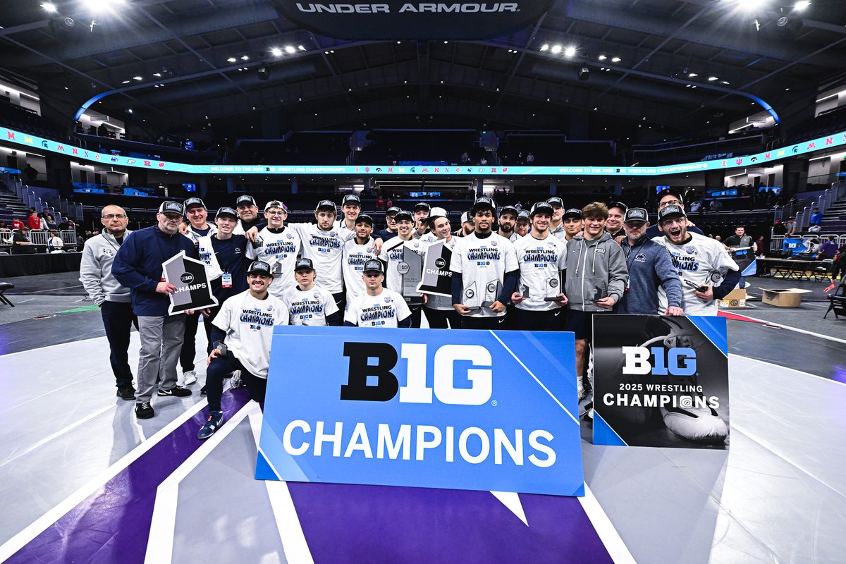 YOUR 2025 BIG TEN CHAMPIONS 👑

#PSUwr
