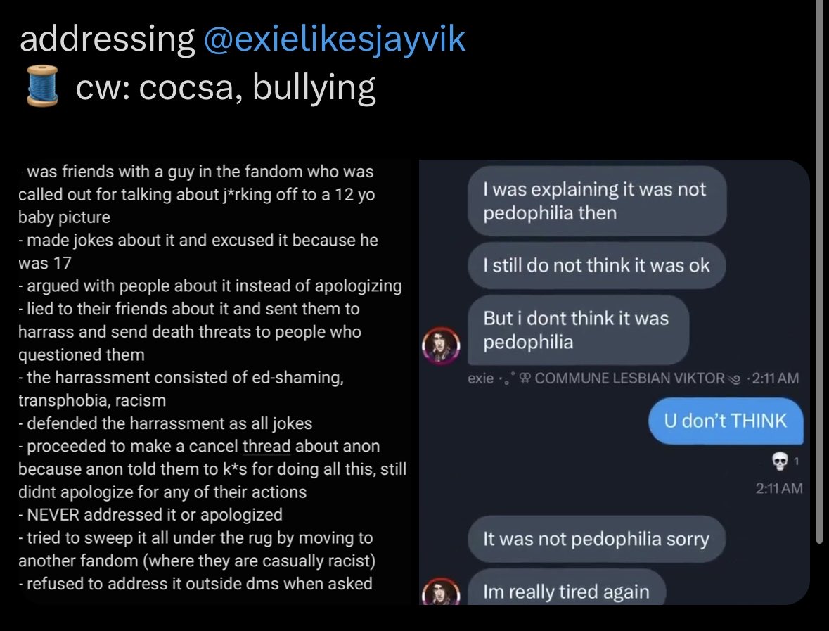 exie ⋆｡˚ ⚢ COMMUNE LESBIAN VIKTOR༄ tweet media