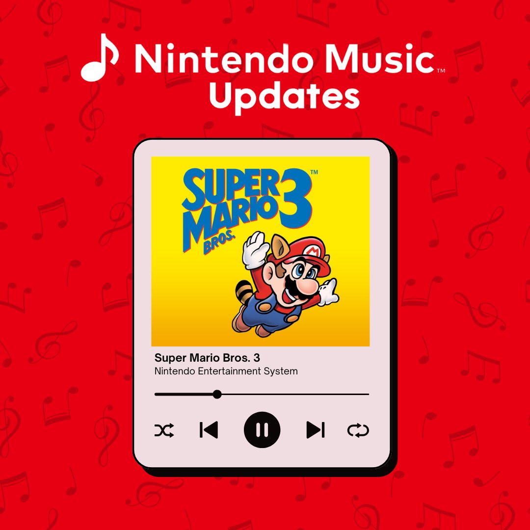 Ninmusicupdate's tweet image. Super Mario Bros. 3 has been added to the Nintendo Music App.

now I&apos;m going back to sonic unleashed!

 #NintendoSwitchOnline #NintendoMusic