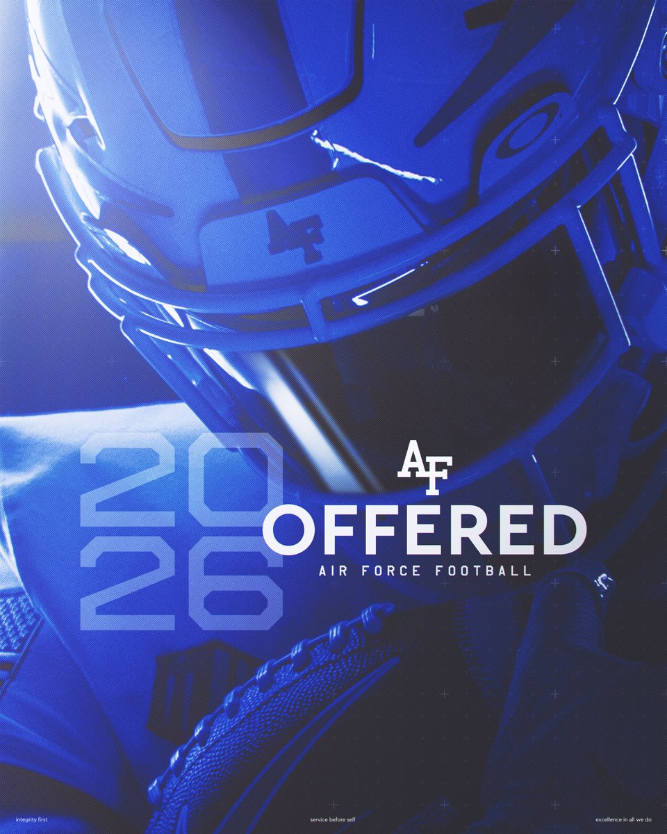 After a great conversation with ⁦<a href="/Brian_Knorr/">Brian Knorr</a>⁩ I am blessed to receive a D1 offer from ⁦<a href="/AF_Football/">Air Force Football</a>⁩ ⁦<a href="/CoachTCalhoun/">Troy Calhoun</a>⁩ ⁦<a href="/Coach_Thiessen/">Mike Thiessen</a>⁩ #DEAL ⁦<a href="/CoachWilmes25/">Coach Alan Wilmes</a>⁩ ⁦<a href="/coachnbiggs/">Nate Biggs</a>⁩ ⁦<a href="/OJsimpso32/">OJ Simpson</a>⁩ ⁦<a href="/EMP1RE7v7/">Emp1re7v7</a>⁩