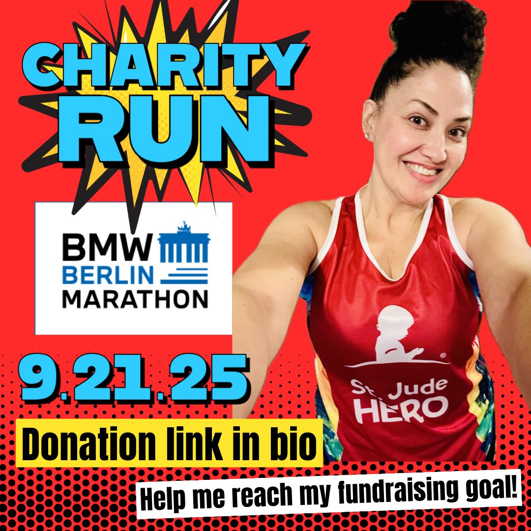 Mo Miles (@running_mojo) on Twitter photo I just registered for my first ever international race! I’m running for @stjude at the <a href="/berlinmarathon/">BMW BERLIN-MARATHON</a>. Please help me meet my goal. Donation link below. I’m excited, but I’m nervous, too. Who else is doing Berlin???
fundraising.stjude.org/site/TR?px=862… I just registered for my first ever international race! I’m running for @stjude at the <a href="/berlinmarathon/">BMW BERLIN-MARATHON</a>. Please help me meet my goal. Donation link below. I’m excited, but I’m nervous, too. Who else is doing Berlin???
fundraising.stjude.org/site/TR?px=862…