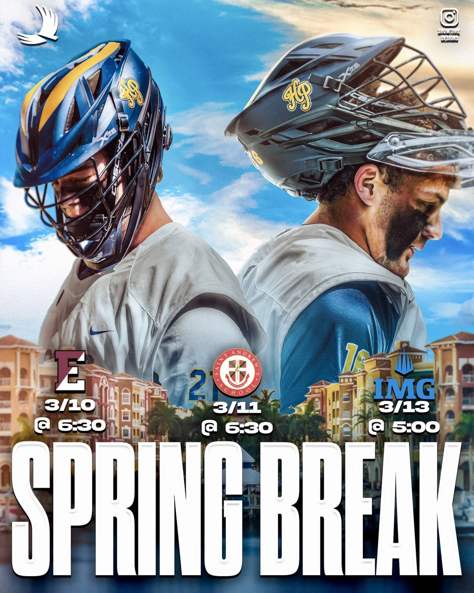Highland Park (TX) Scots 🥍 (@hplax) on Twitter photo Iron sharpens iron this week. The Scots will work hard and play hard in Florida.
#GoScots
#SpringBreak
🆚 Episcopal (VA)
⏰ Monday, Mar. 10 @ 6:30 PM
🆚 <a href="/GoSAScots/">SA Scots Athletics</a>
⏰ Tuesday, Mar. 11 @ 6:30 PM
🆚 <a href="/IMGALacrosse/">IMG Academy Lacrosse</a>
⏰ Thursday, Mar. 13 @ 5PM
📺 <a href="/GameOnSportsNet/">Game On Sports</a> Iron sharpens iron this week. The Scots will work hard and play hard in Florida.
#GoScots
#SpringBreak
🆚 Episcopal (VA)
⏰ Monday, Mar. 10 @ 6:30 PM
🆚 <a href="/GoSAScots/">SA Scots Athletics</a>
⏰ Tuesday, Mar. 11 @ 6:30 PM
🆚 <a href="/IMGALacrosse/">IMG Academy Lacrosse</a>
⏰ Thursday, Mar. 13 @ 5PM
📺 <a href="/GameOnSportsNet/">Game On Sports</a>