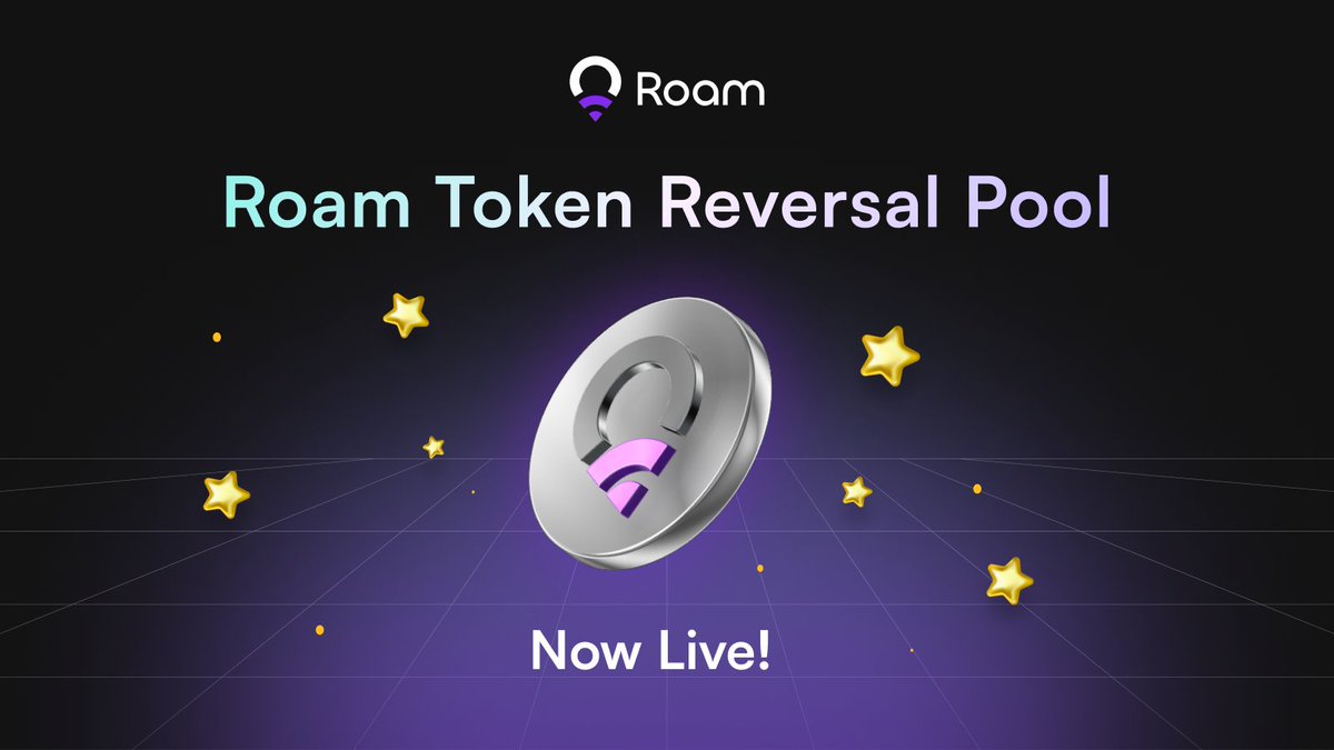 WeRoam's tweet image. 🔥 Roam Token Reversal Pool is NOW LIVE! 🔥

You can now swap your Roam tokens back into points and make the most of it! 

The conversion rates are dynamic and are based on the General &amp;amp; Sticker Burning Pool averages. 

Don’t miss out—head over now to the #Roam app and start