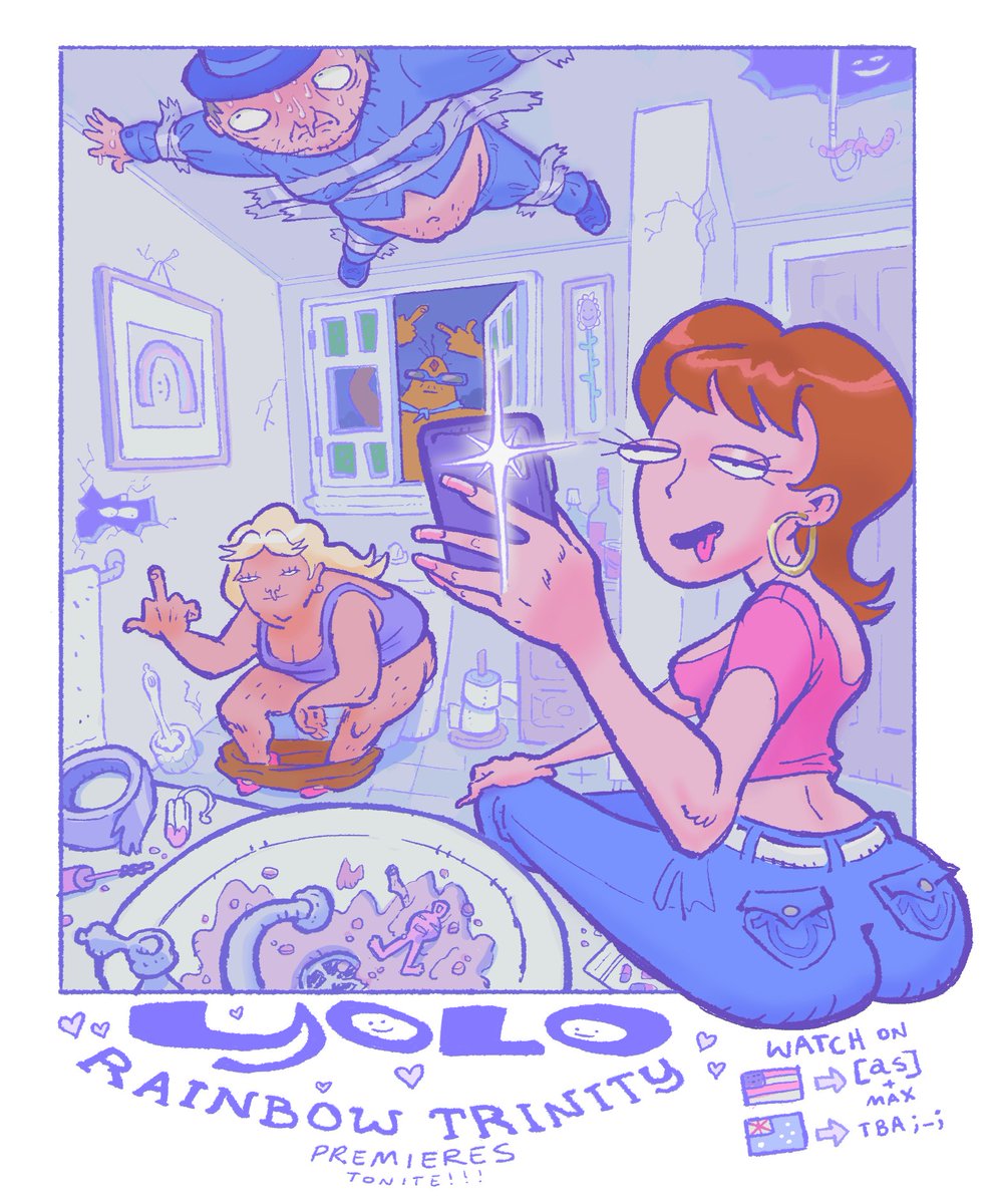 goodsniff (@goodsniff_) on Twitter photo YOLO Rainbow Trinity season premiere is MIDNIGHT TONIGHT on <a href="/adultswim/">adult swim</a> π·!!!!!!!
This season will reduce ur IQ :^) I helped write some bits :^)))) YOLO Rainbow Trinity season premiere is MIDNIGHT TONIGHT on <a href="/adultswim/">adult swim</a> π·!!!!!!!
This season will reduce ur IQ :^) I helped write some bits :^))))