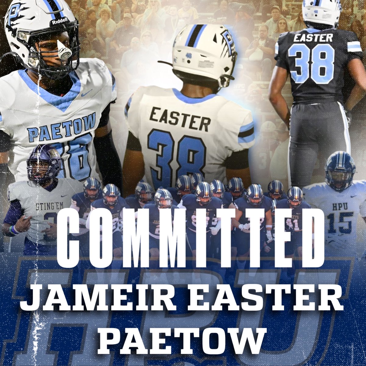 100% Committed to <a href="/HPUFootball/">Howard Payne University Football</a> 
Ready to go to work #AGTG