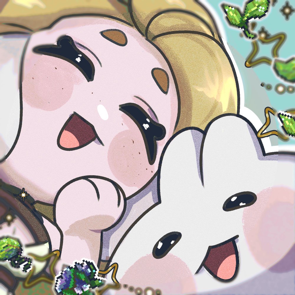 new discord server icon!!! i thought it came out cute :D