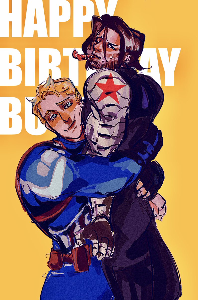 ke774815's tweet image. ☆ Big hug for the birthday boy!  ☆

 #HAPPY_BUCKY_DAY #stucky
