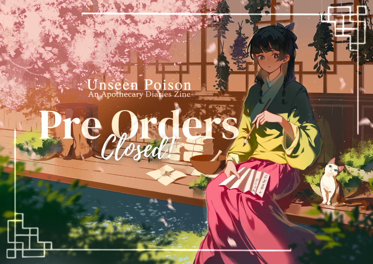 KnHZine's tweet image. ☘️🌼Preorders are now closed!🌼☘️
Thank you for your support! We'll be providing production updates soon!
