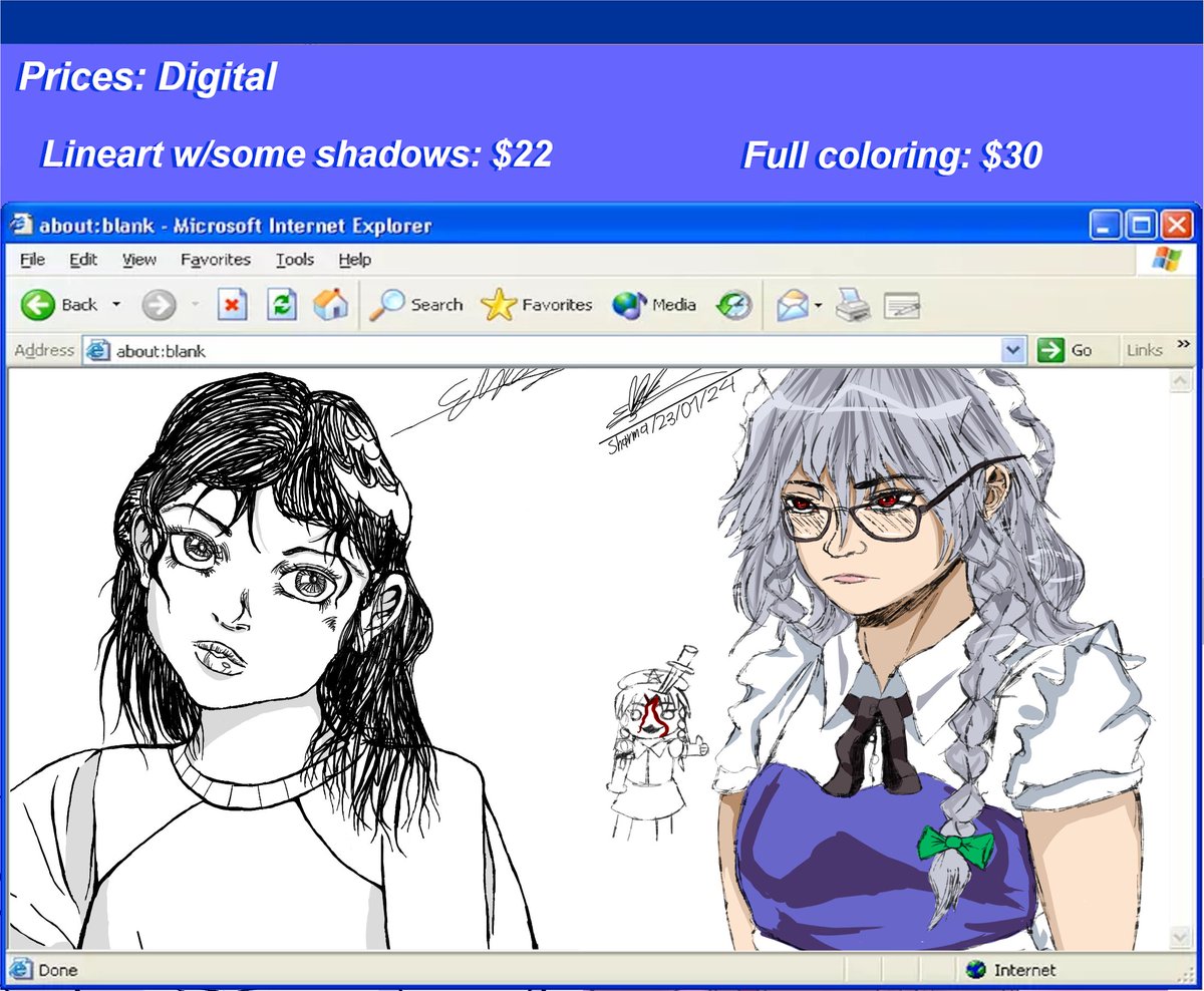SH4RM4T0LD's tweet photo. IMPORTANT 

I'm opening emergency #commissions.
My cousin is in critical condition and we need help to pay for her stay at the hospital.

If you're interested, DM me. Remember payment is through Paypal.

(Thx to my friend for making these fliers.) #commissionsopen https://t.co/APzRhTG2Fz