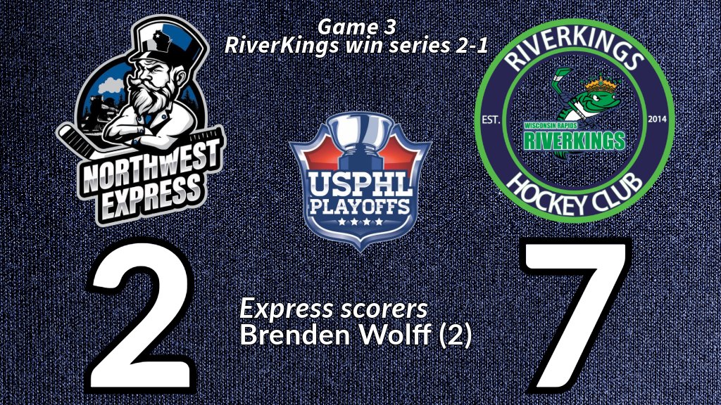 Northwest Express season comes to an end after a Game 3 loss to the host Wisconsin Rapids RiverKings
usphlpremier.com/stats/game-cen…
