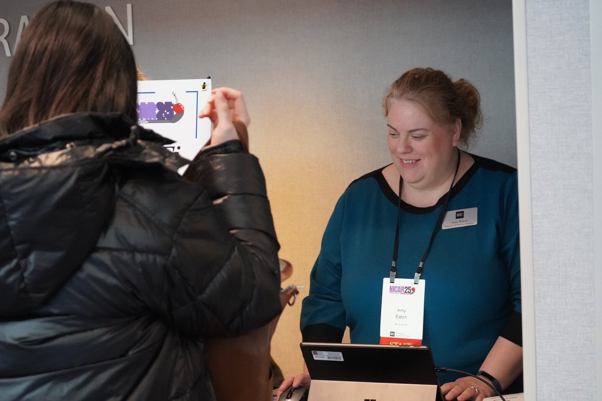 IRE_NICAR's tweet image. A special shoutout and ocean of thanks to the folks behind the scenes at #NICAR25.
Amy, who’s been with IRE for 25+ years. Jim, welcoming attendees at registration. Derek and Eugene, who make sure all the tech runs smoothly. Heather, always the smiling face behind the merch…