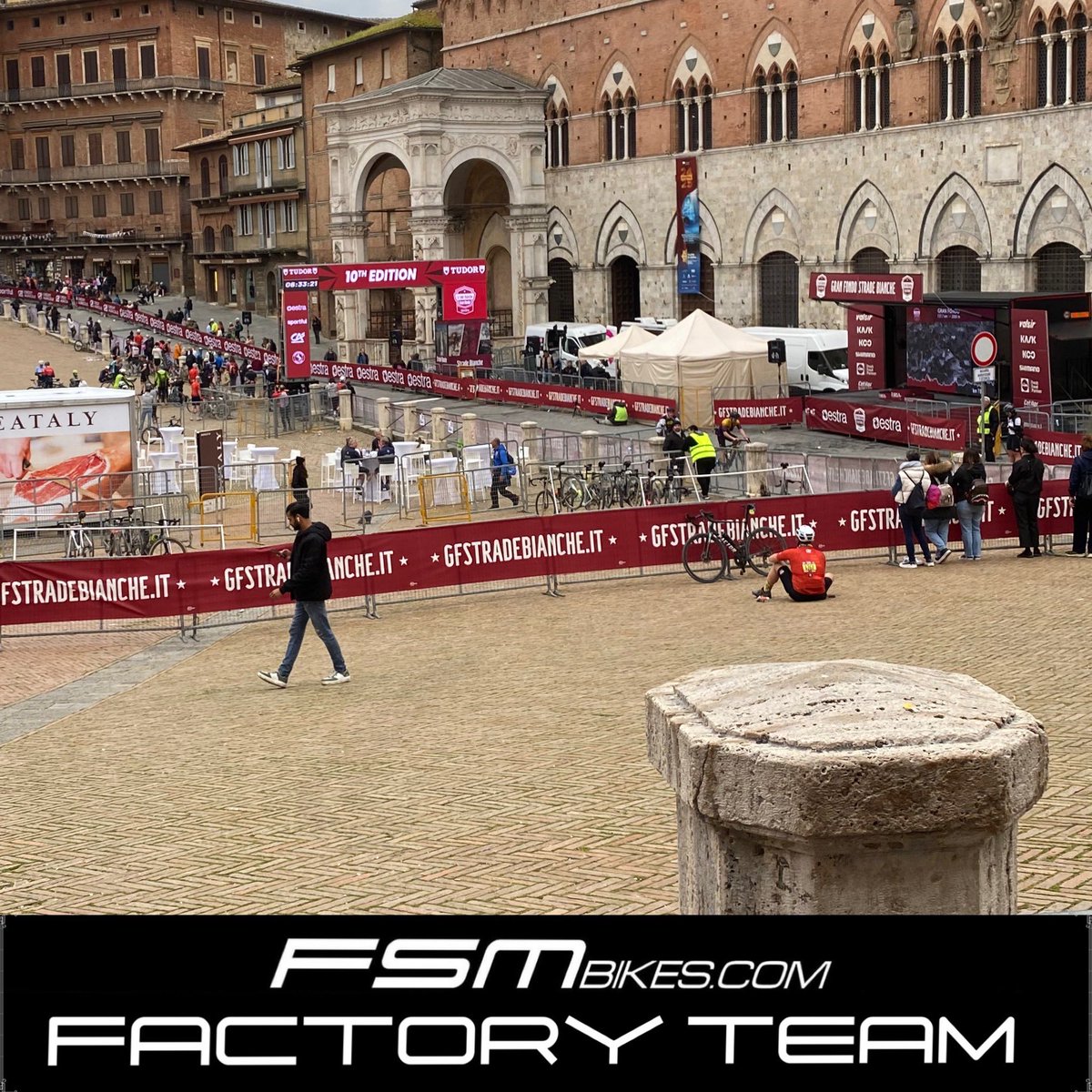 FSMFACTORYTEAM's tweet image. Granfondo Strade Bianche 2025 ✅ #fsmbikes #kask
