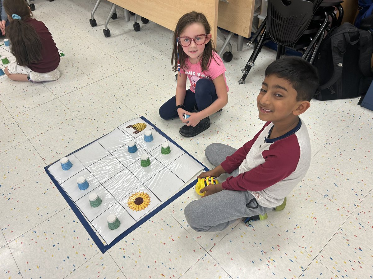 Our VRS  first graders got excited about coding Bee Bots! Working in pairs, they’re exploring basic coding, teamwork, and problem-solving skills in a fun, hands-on way.