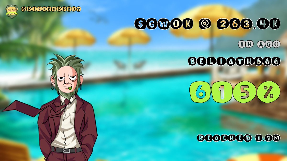 $GWOK went in fact higher