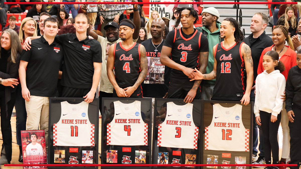 This crew concludes with a 98-19 record (.838 winning percentage) over the last four full seasons!  They raised the bar for <a href="/KSCBasketball/">Keene State Men’s Basketball</a>.  It was a blast to watch them go from playing in front of sparse or no crowds due to restrictions to four straight NCAAs and two Sweet 16s.