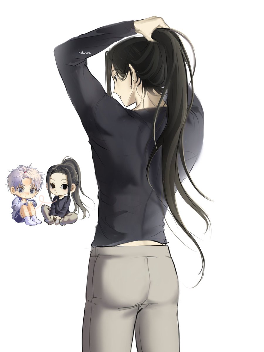 #hxh 그저머리묶는이르미