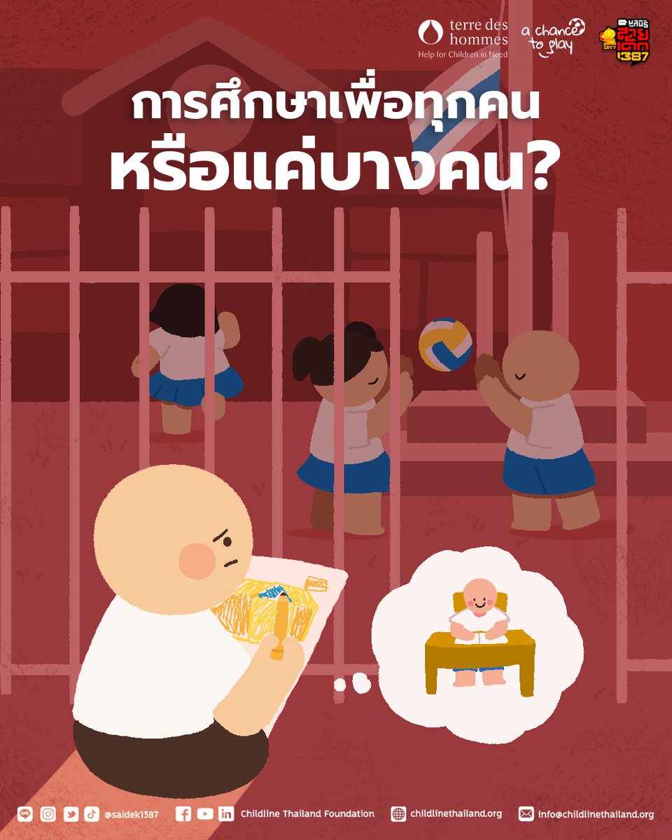 ในสังคมเมืองที่เจริญก้าวหน้า ยังคงมีเด็กจำนวนไม่น้อยที่ต้องเผชิญกับความท้าทายในการเข้าถึงการศึกษา เด็กบนท้องถนนและเด็กชายขอบสังคมเมืองมักถูกกันออกจากระบบโรงเรียน ไม่ใช่เพราะขาดความสามารถ แต่เพราะโครงสร้างทางสังคมและเศรษฐกิจที่ทำให้พวกเขาไม่มีโอกาส แม้ว่าไทยจะมีนโยบายเรียนฟรี