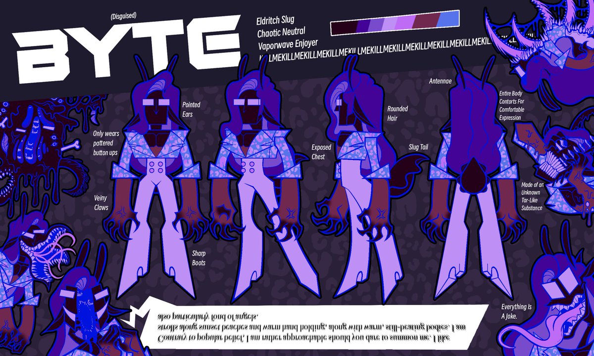 The Thing.

#sona #fursona #art #oc #slug #eldritch #CYBERBYTE