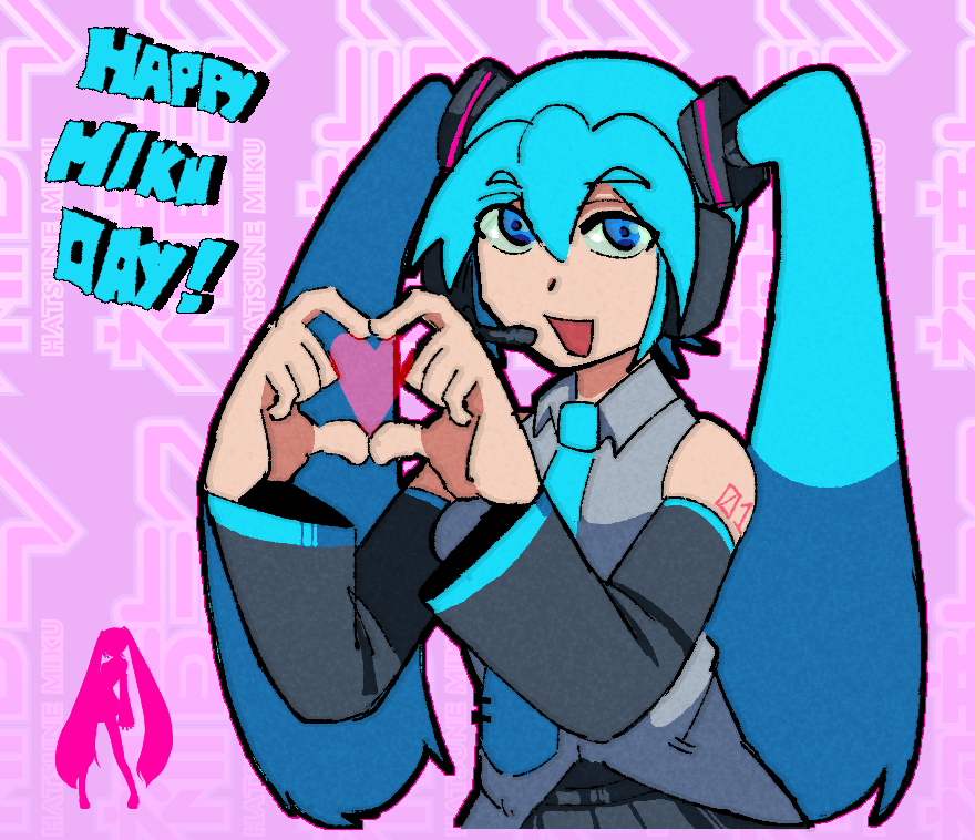 NatalioVIC's tweet image. Happy miku day everyone!!! 

#ミクの日 #MikuDay