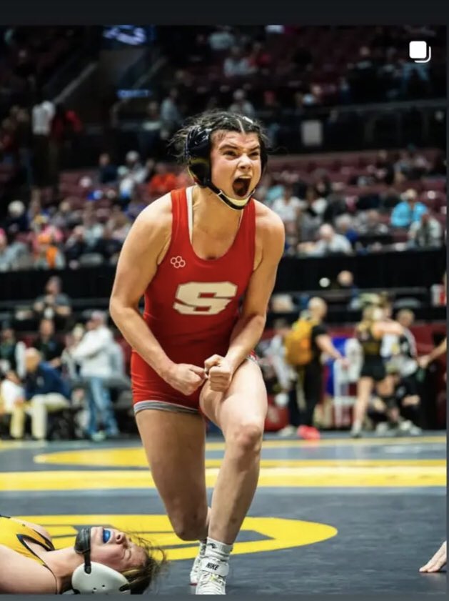 Congratulations Addy!! First Sheridan girl to place at state.