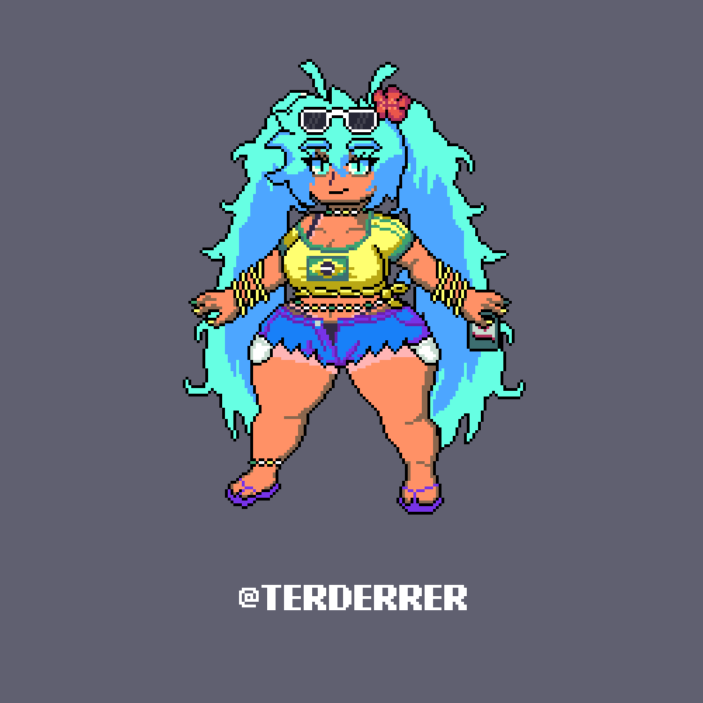 terderrer's tweet image. Happy miku day!
#pixelart 
#MikuDay