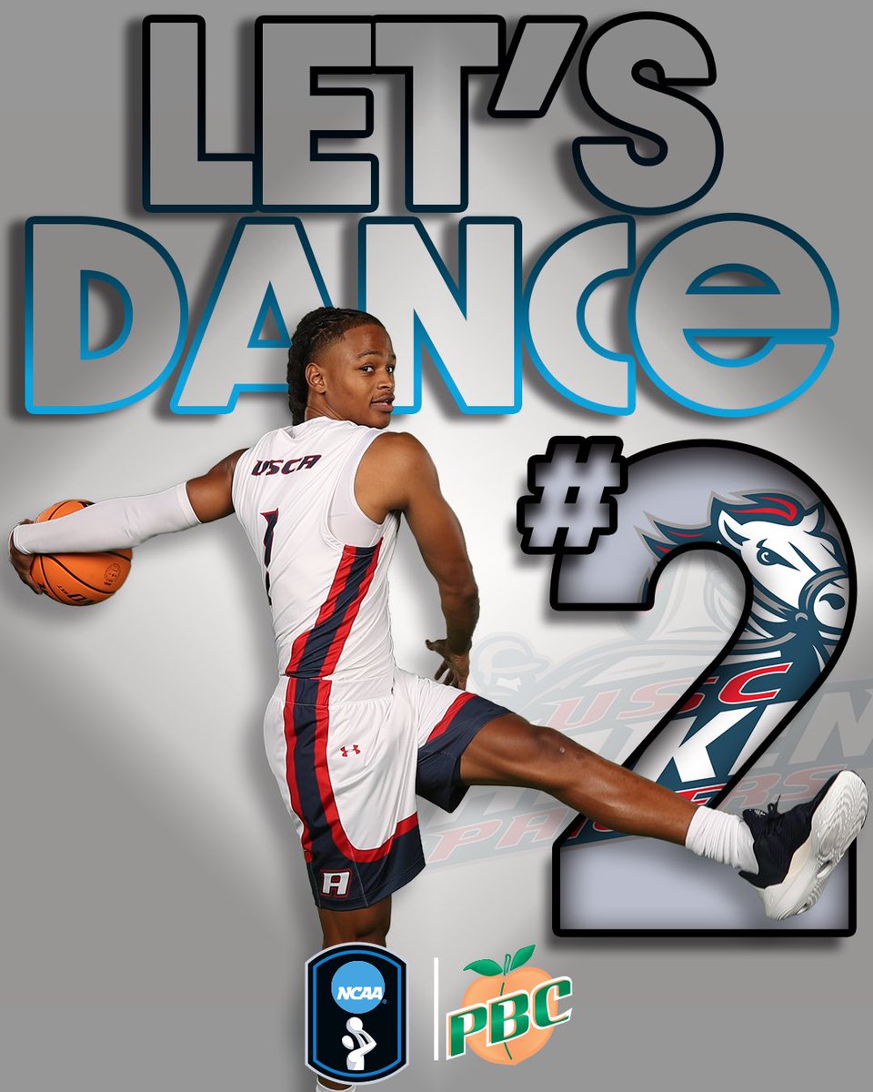 PeachBelt's tweet image. 🕺LET’S DANCE 🕺 

USC Aiken Men’s Basketball have been named the #2 seed in the NCAA Southeast Region and will face Catawba in the first round of NCAA Regionals on March 14th in Columbus🤩🏀

#PBCDOMINANT