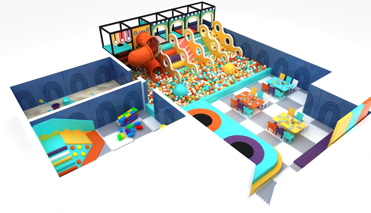 Gomengplay1's tweet photo. Indoor slide playground #blocks #climbing #slide #trampoline #sandpool https://t.co/FO97CIiWKP