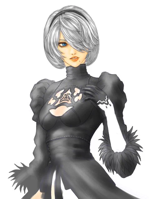 3日ぶりにお絵描きお昼休みに手の甲の修正と袖を加筆楽しいな 