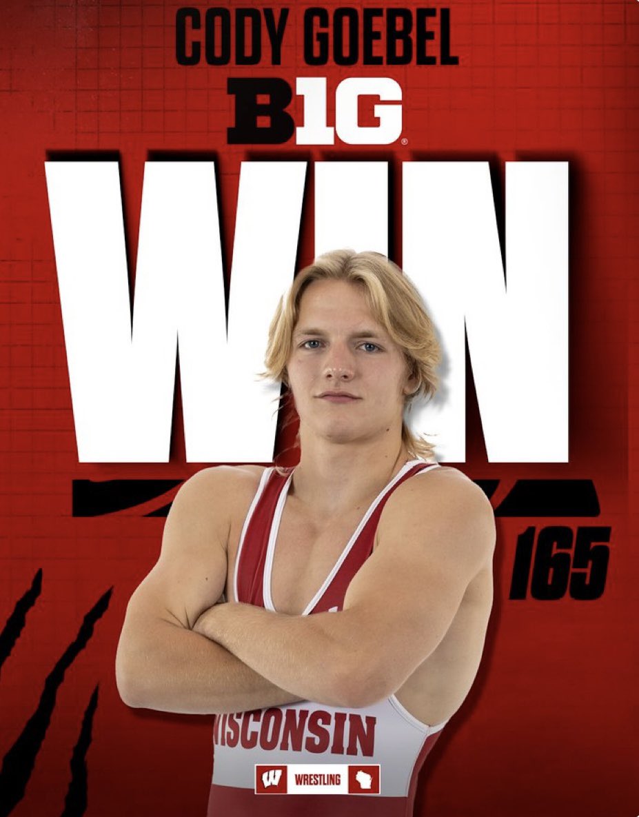 CODY GOEBEL with his 4-1 OT victory at Big Tens over Rutgers qualified for the NCAA championships in Philadelphia!!!

Goebel is 1st MHS Alum to qualify for NCAA’s since Shawn White earned All-American by placing 4th for Michigan State in 1982.  

You make us proud in MukTown!!!