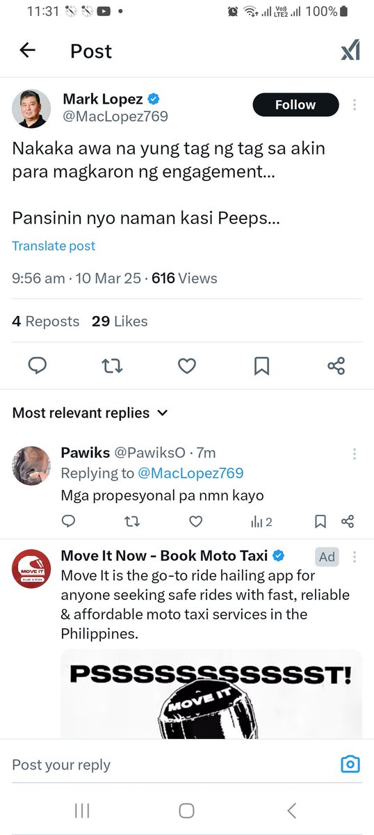 BalaniJovy's tweet photo. @RommelFLopez @maltiq Sir rommel ikaw ba itong tinutuky ni pekeng News king Mark Lopez? 
@MacLopez769 https://t.co/hJgMENjTCZ
