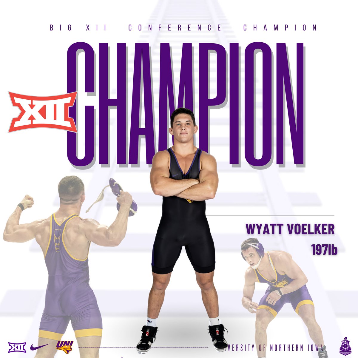 WYATT VOELKER SECURES THE 197 BIG Xll CHAMPIONSHIP TITLE!!! 

#PantherTrain | #EverLoyal