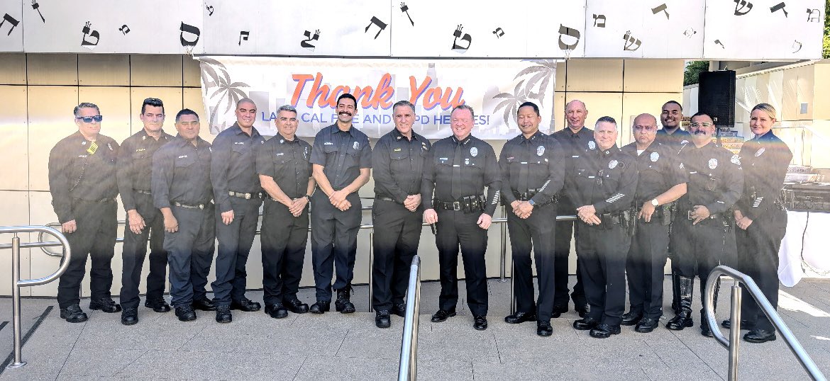 Honored to be part of the LAPD/LAFD team at the Encino Community Appreciation Event #lapd #lafd