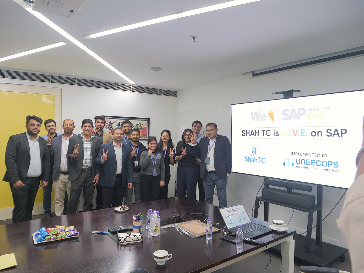 Uneecops's tweet image. A moment of digital transformation and celebration at Shah TC.

As one of the biggest API registration companies in India with 80+ active pharmaceutical ingredients (APIs) approved by CDSCO, Shah TC is now future-ready with SAP Business One

#saperp #sapsuccess #successtory