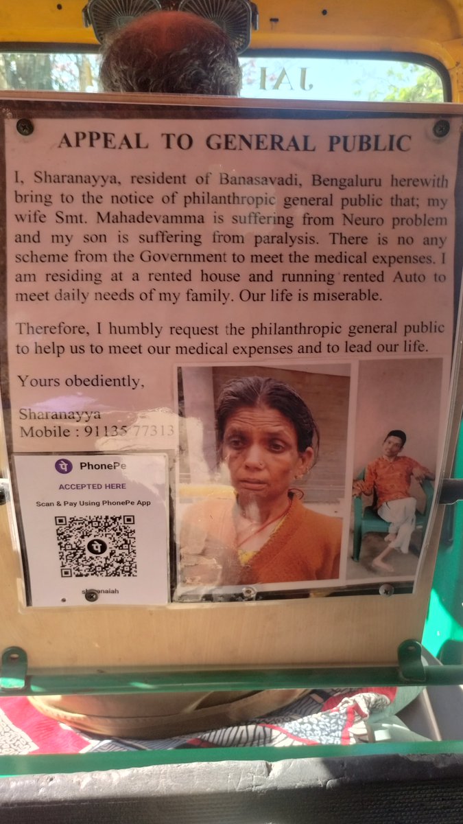 1987Chands's tweet photo. Boarded an auto , chasing the usual Monday morning blues and then was instantly reminded of how fortunate we are to just complain about traffic when there are actual real world problems. #Bengaluru #Freebie https://t.co/kRjI72IvYd