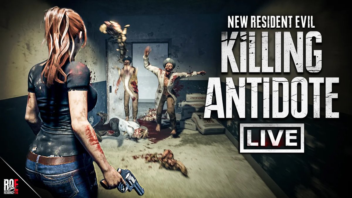 ROEnetwork's tweet image. 🔴LIVE! ► youtube.com/live/iLDvMZ2k2… THE KILLING ANTIDOTE - New RESIDENT EVIL Inspired Game