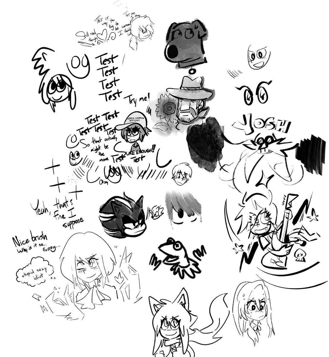 brushes and brushes and brushes
#art #illustration