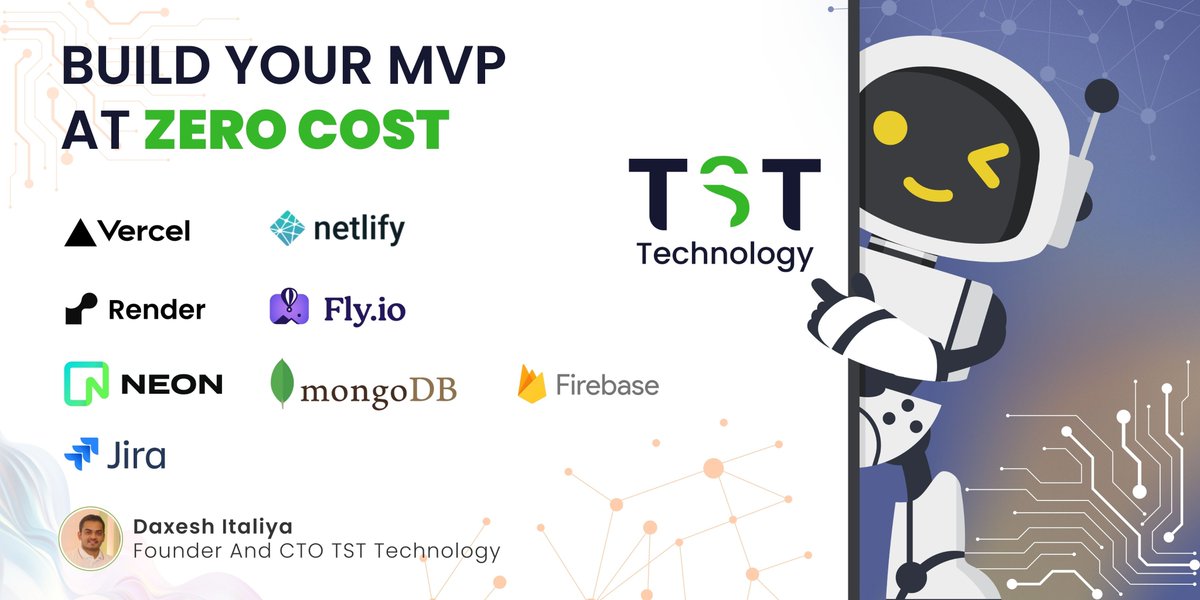🚀 Build Your MVP with $0 Infrastructure Cost 💸

#MVP #Startup #FreeStack #WebDev #LaunchForFree #ReactJS #NextJS #NodeJS #Firebase #Vercel #Render #NeonDB