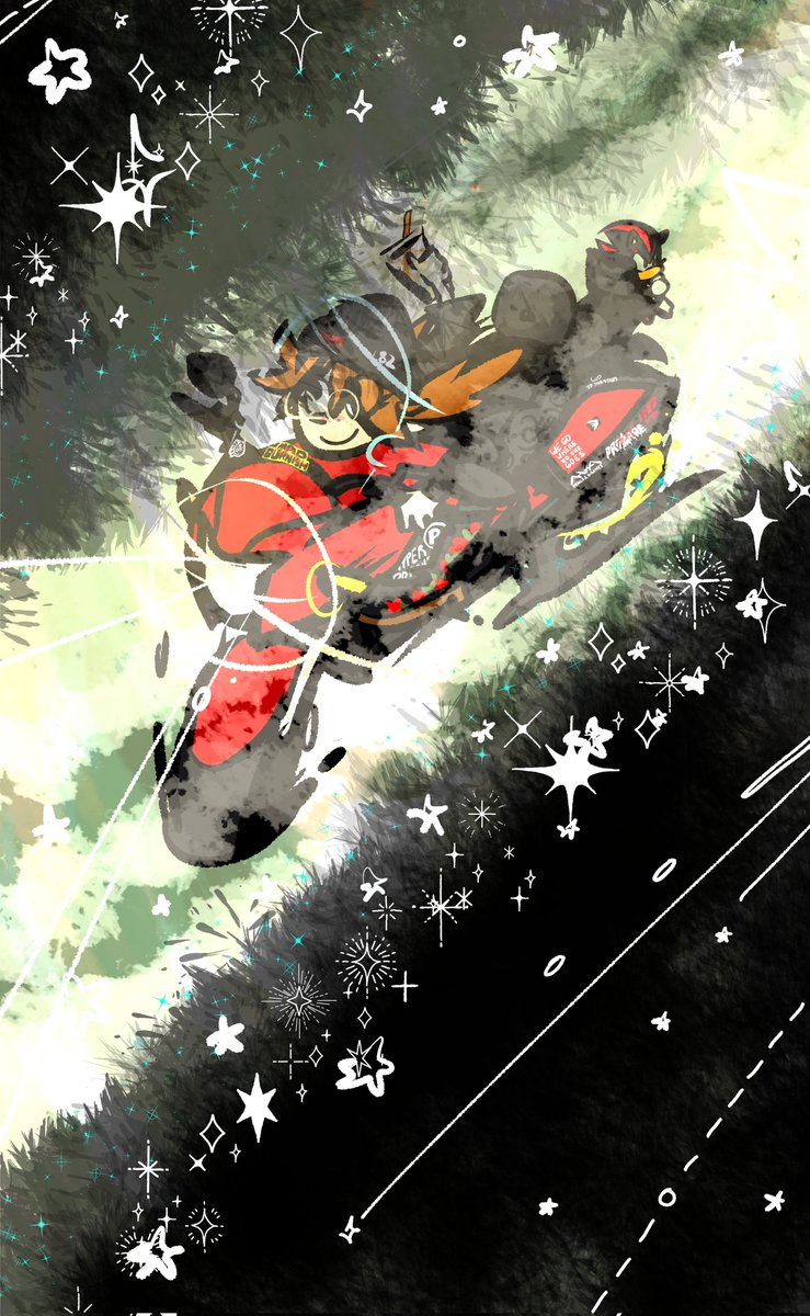 skyerocket's tweet photo. progress makes the path 🏍️✨
#art #illustration https://t.co/CJynS0VTV4