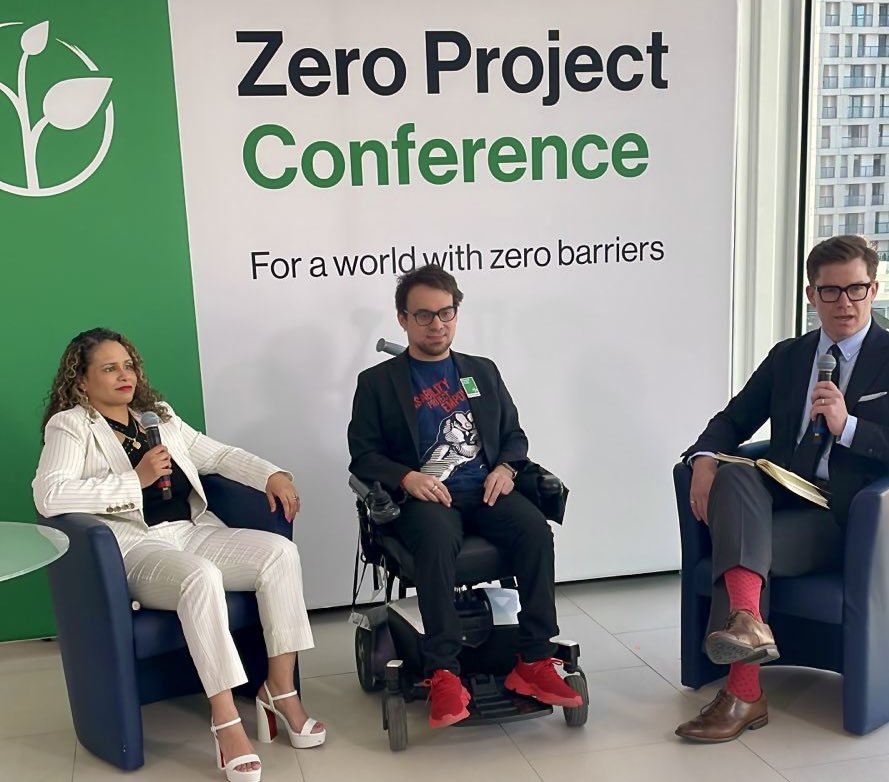 Honored to lead a fireside chat at the <a href="/UN/">United Nations</a> in Vienna with these two titans of entrepreneurship and corporate innovation. Great to explore how #apprenticeships empower disabled leaders and proud that <a href="/JoinBuildwithin/">BuildWithin</a> is the tech behind <a href="/2GetherInternat/">2Gether-Intl ♿️</a> &amp; <a href="/Googleorg/">Google.org</a>’s effort.