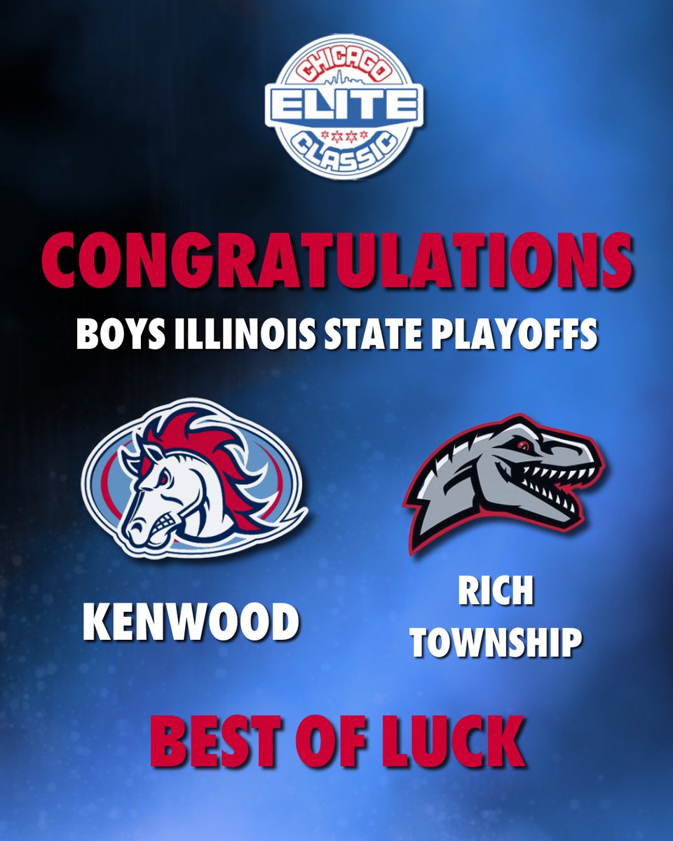 Chicago Elite Classic (@chieliteclassic) on Twitter photo Good luck Kenwood Academy and Rich Township Boys Basketball on upcoming play-offs on the road to the State Championship! <a href="/KenwoodHoops/">Kenwood Mens’ Basketball</a> <a href="/RichTownship_BB/">Rich Township Boys BB</a> Good luck Kenwood Academy and Rich Township Boys Basketball on upcoming play-offs on the road to the State Championship! <a href="/KenwoodHoops/">Kenwood Mens’ Basketball</a> <a href="/RichTownship_BB/">Rich Township Boys BB</a>