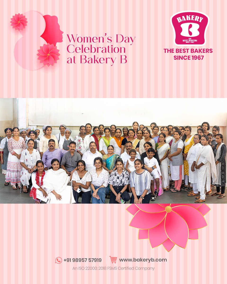 bakerybbestbake's tweet photo. Celebrating the Women Force Behind Bakery B! 
 This Women’s Day, we honor the dedication, creativity, and hard work of the incredible women who make Bakery B a sweet success.
https://t.co/R1WOtTZN9f https://t.co/r0NjCZ57Rr