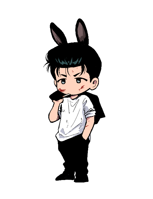 고독한 검은 짐승....