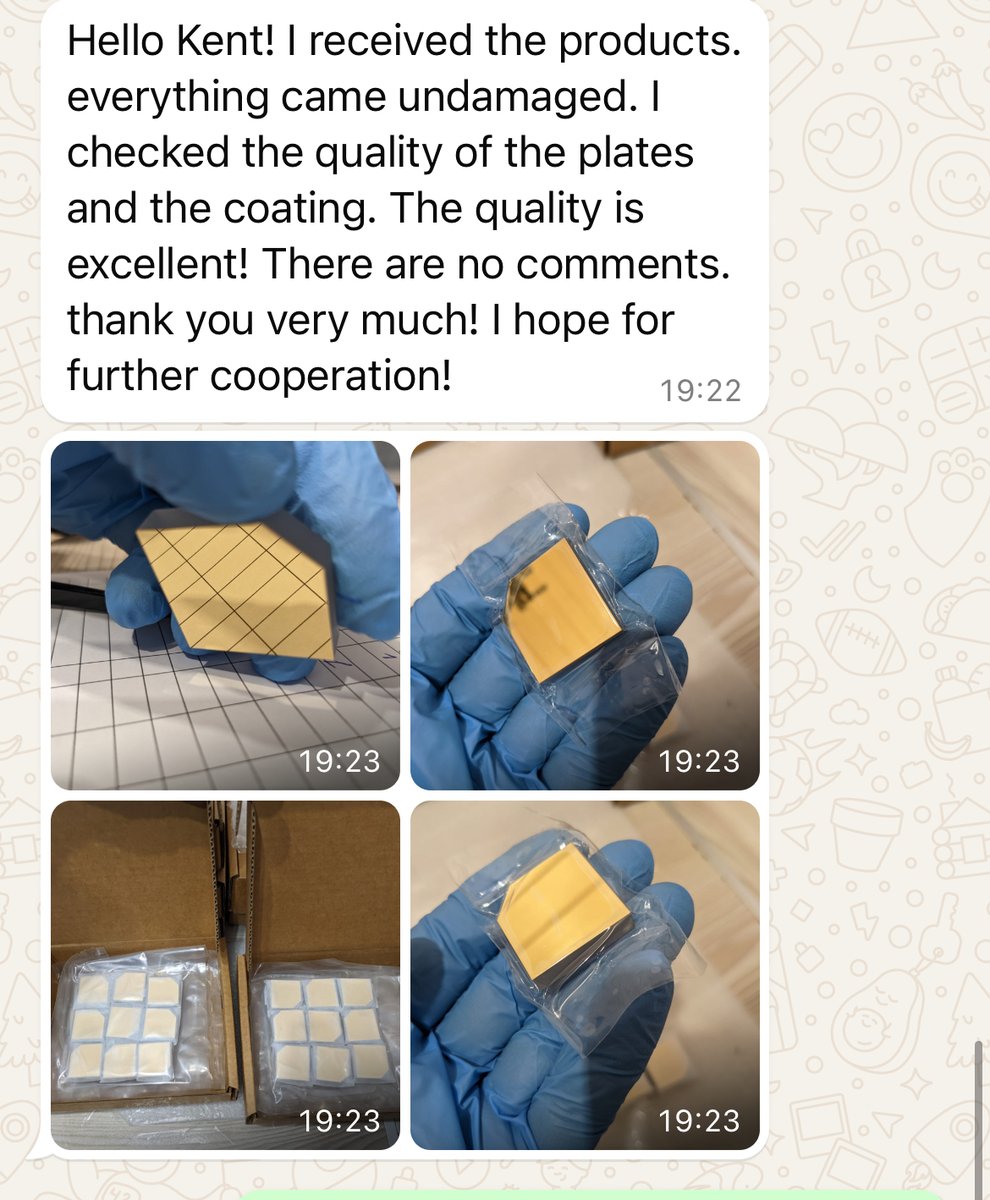 rayphotonics's tweet image. I am very happy to receive positive comments from customers on Monday.
Hollow Retroreflector – A Key Component for High-Precision Optical Measurements.
 #Laser #Photonics #PrecisionOptics #Metrology #OpticalAlignment #Interferometry #HollowRetroreflector #LaserTracking